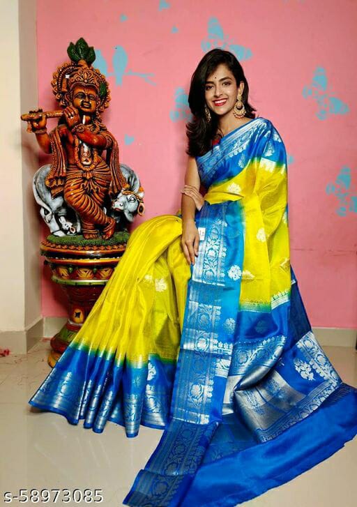 Pure Organza 1 Ethnic Wear Silk Latest Fancy Saree Collection